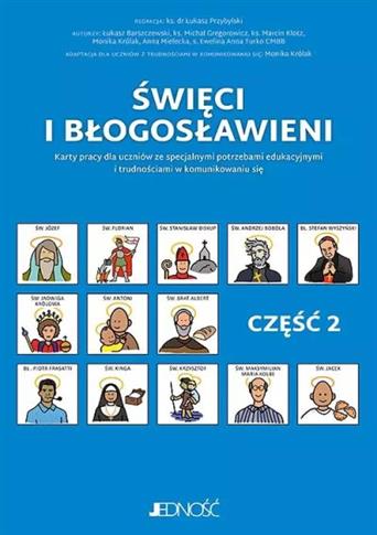 Święci i błogosławieni, część 2. Karty pracy dla u
