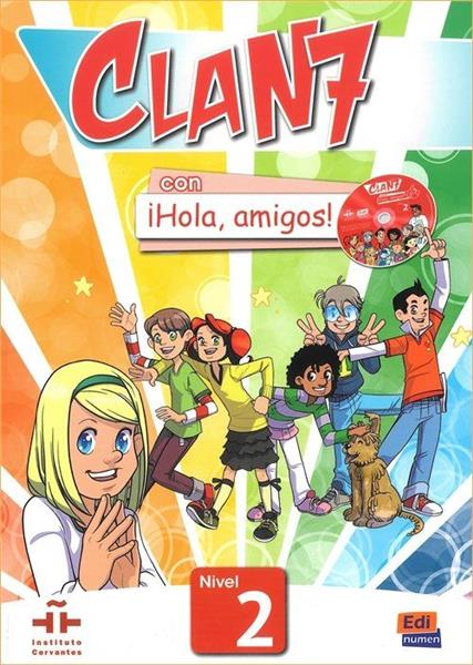 CLAN 7 CON HOLA AMIGOS 2. PODRĘCZNIK + KOD