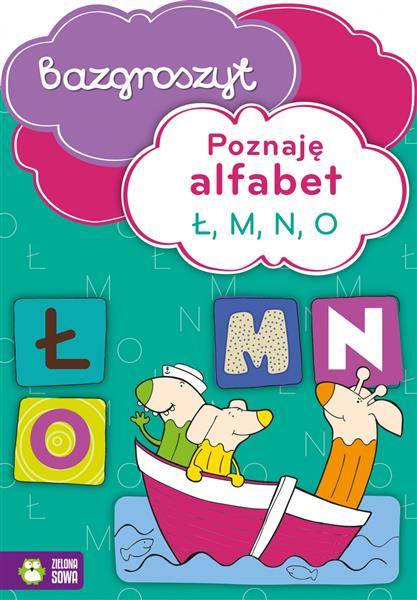 BAZGROSZYT. POZNAJĘ ALFABET Ł, M, N, O