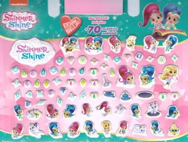 SHIMMER & SHINE. TECZKA Z NAKLEJKAMI