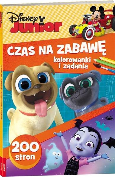 DISNEY JUNIOR. CZAS NA ZABAWĘ. KOLOROWANKI I ZADAN