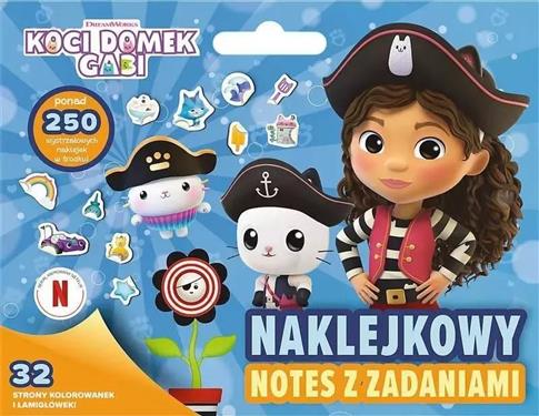 Koci Domek Gabi. Naklejkowy notes z zadani