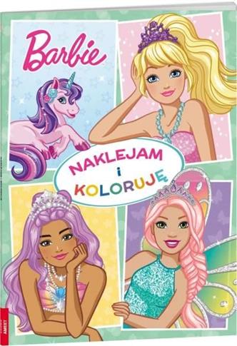 NAKLEJAM I KOLORUJĘ. BARBIE