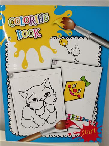 Coloring book kotek