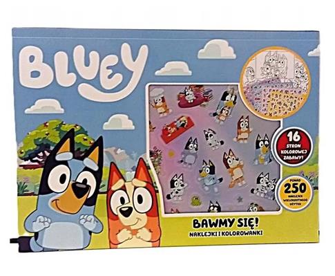 BLUEY BAWIMY SIĘ! NAKLEJKI WIELOKROTNEGO UŻYTKU