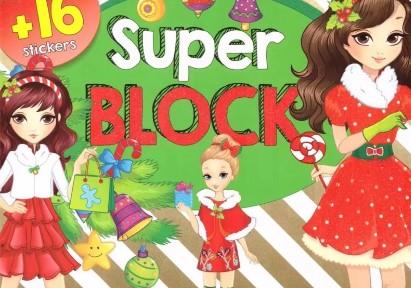 Super block + 16 naklejek
