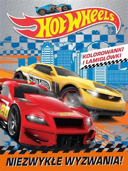 HOT WHEELS. NIEZWYKŁE WYZWANIA. KOLOROWANKI I ŁAMI