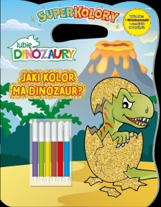 Jaki kolor ma dinozaur? Lubię Dinozaury. Superkolory