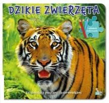Dzikie zwierzęta. Książeczka z puzzlami