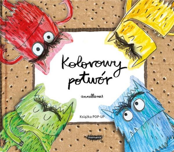 KOLOROWY POTWÓR. KSIĄŻKA POP-UP