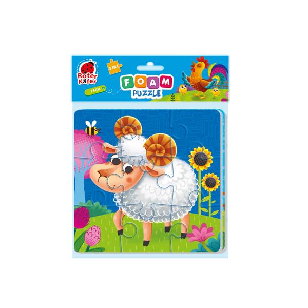 Puzzle piankowe 2w1. Farma