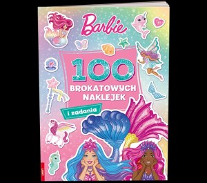 Mattel Barbie Dreamtopia 100 brokatowych naklejek NB-1402