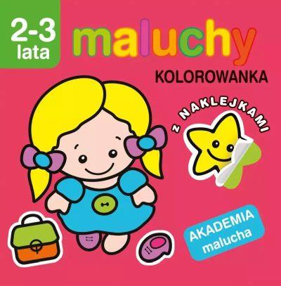 Maluchy. Kolorowanka z naklejkami. Akademia maluch