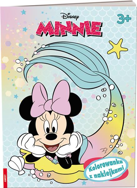 KOLOROWANKA Z NAKLEJKAMI. MINNIE
