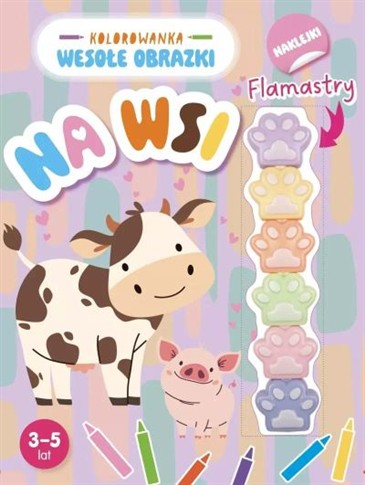 KOLOROWANKA WESOŁE OBRAZKI. NA WSI