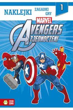 AVENGERS ZJEDNOCZENI. CZĘŚĆ 1. NAKLEJKI, ZAGADKI,