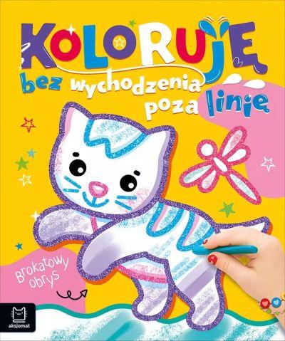 KOLORUJĘ BEZ WYCHODZENIA POZA LINIĘ. BROKATOWY OBR