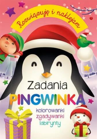 ROZWIĄZUJĘ I NAKLEJAM. ZADANIA PINGWINKA