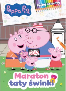 Maraton taty świnki. Świnka Peppa. Dodaj kolorów