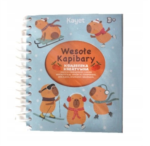 WESOŁE KAPIBARY KSIĄŻECZKA KREATYWNA