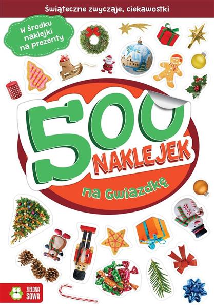 500 NAKLEJEK NA GWIAZDKĘ