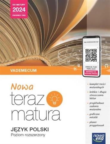Teraz matura 2023. Jezyk polski. Vademecum. Zakres