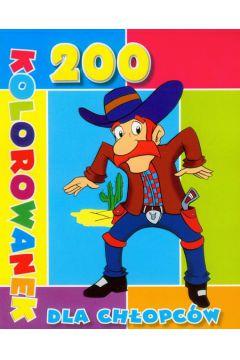 200 kolorowanek dla chłopców