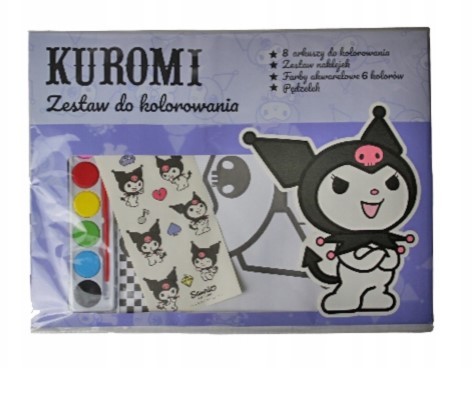 ZESTAW DO KOLOROWANIA KUROMI