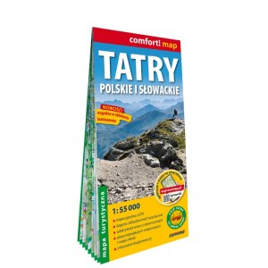 Tatry Polskie i Słowackie mapa turystyczna 1:55 000 laminat 2026