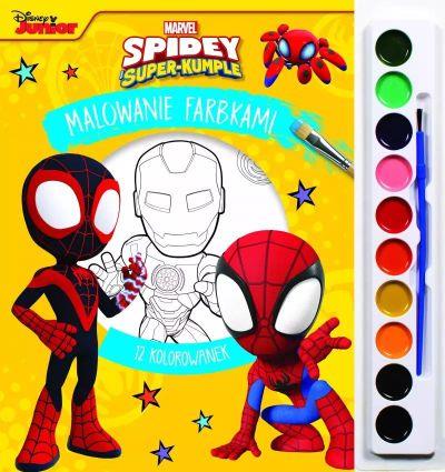 MALOWANIE FARBKAMI. MARVEL SPIDEY I SUPER-KUMPLE