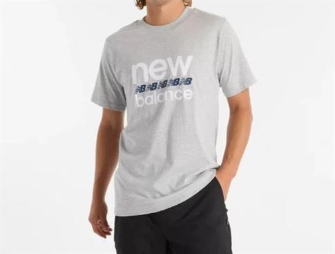 KOSZULKA NEW BALANCE SZARA ROZM. XL