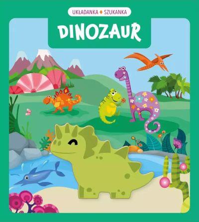 UKŁADANKA SZUKANKA. DINOZAURY