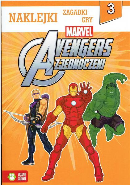 Avengers Zjednoczeni Część 3 Naklejki zagadki gry