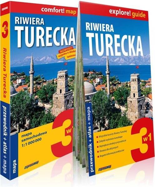 RIWIERA TURECKA 3W1. PRZEWODNIK + ATLAS + MAPA