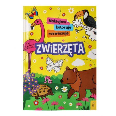NAKLEJAM, KOLORUJĘ, ROZWIĄZUJĘ. ZWIERZĘT