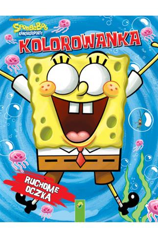 SpongeBob. Kolorowanka. Ruchome oczka