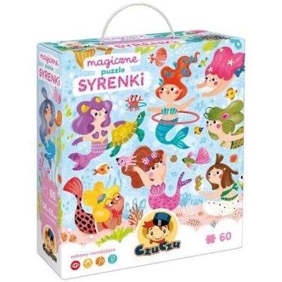 CzuCzu. Magiczne puzzle 60 elementów. Syrenki 4+