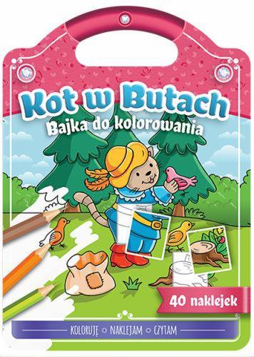 BAJKA DO KOLOROWANIA. KOT W BUTACH