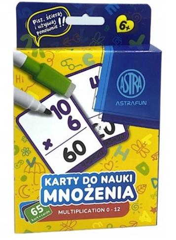 ASTRA KARTY DO NAUKI ALFABETU 64SZT