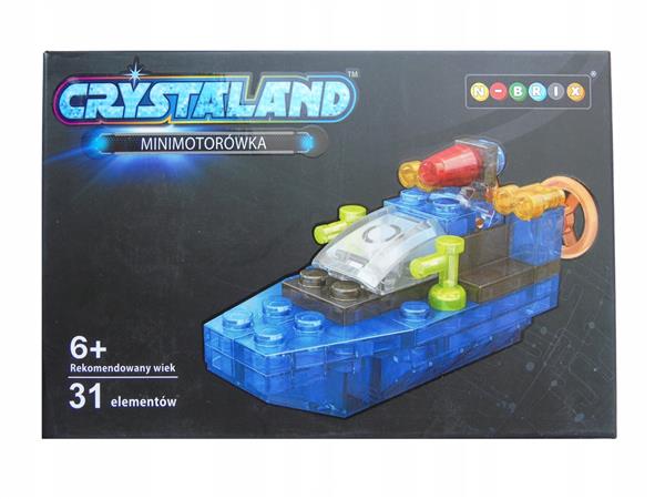 CRYSTALAND MINI MOTORÓWKA KLOCKI DO ZŁOŻENIA 31