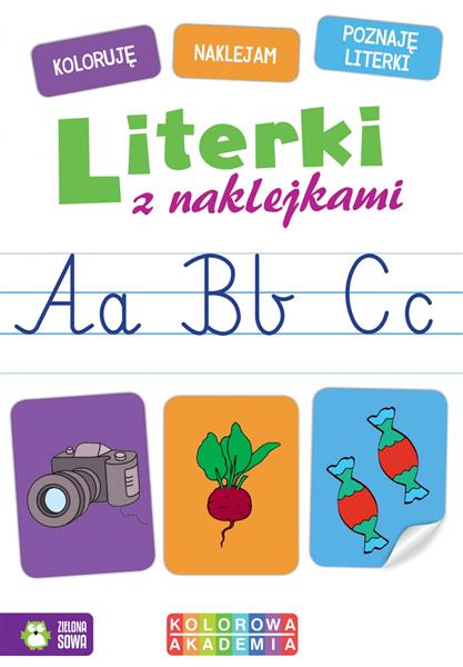 KOLOROWA AKADEMIA. LITERKI Z NAKLEJKAMI