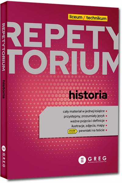 REPETYTORIUM 2023. HISTORIA. LICEUM, TECHNIKUM