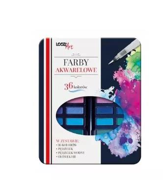 FARBY AKWARELOWE 36 KOLORÓW