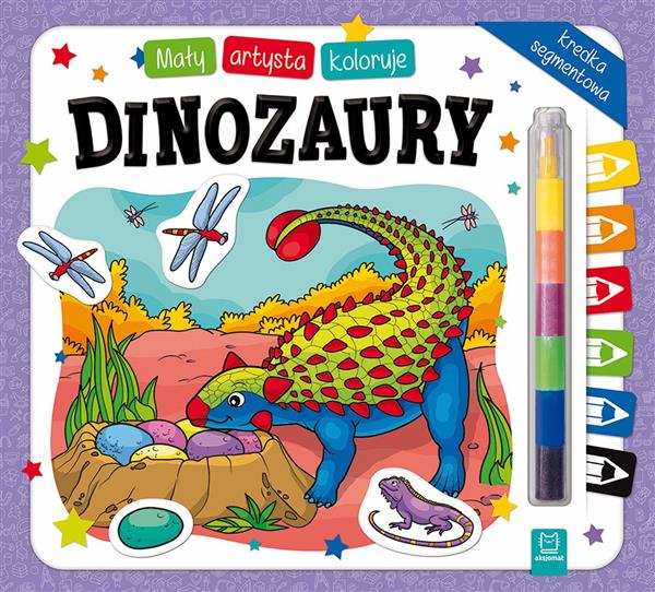 MAŁY ARTYSTA KOLORUJE DINOZAURY