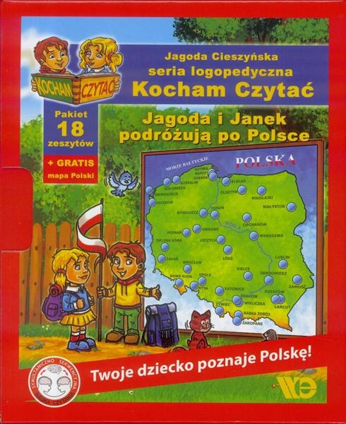 PAKIET KOCHAM CZYTAĆ. JAGODA I JANEK PODRÓŻUJĄ