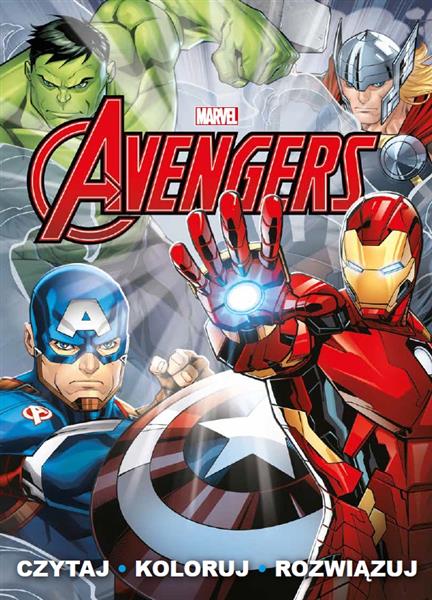 CZYTAJ ROZWIĄZUJ KOLORUJ. MARVEL AVENGERS