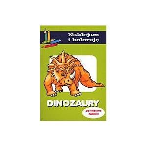 DINOZAURY NAKLEJAM I KOLORUJĘ