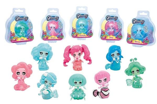 GLIMMIES AQUARIA 1 FIGURKA, RÓŻNE RODZAJE
