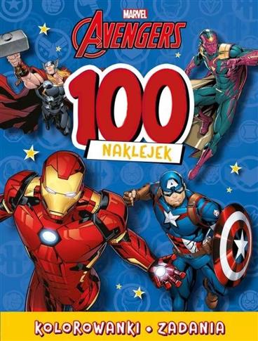 100 naklejek. Avengers. Marvel