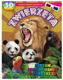 Zwierzęta (kolorowanki i obrazki 3D)